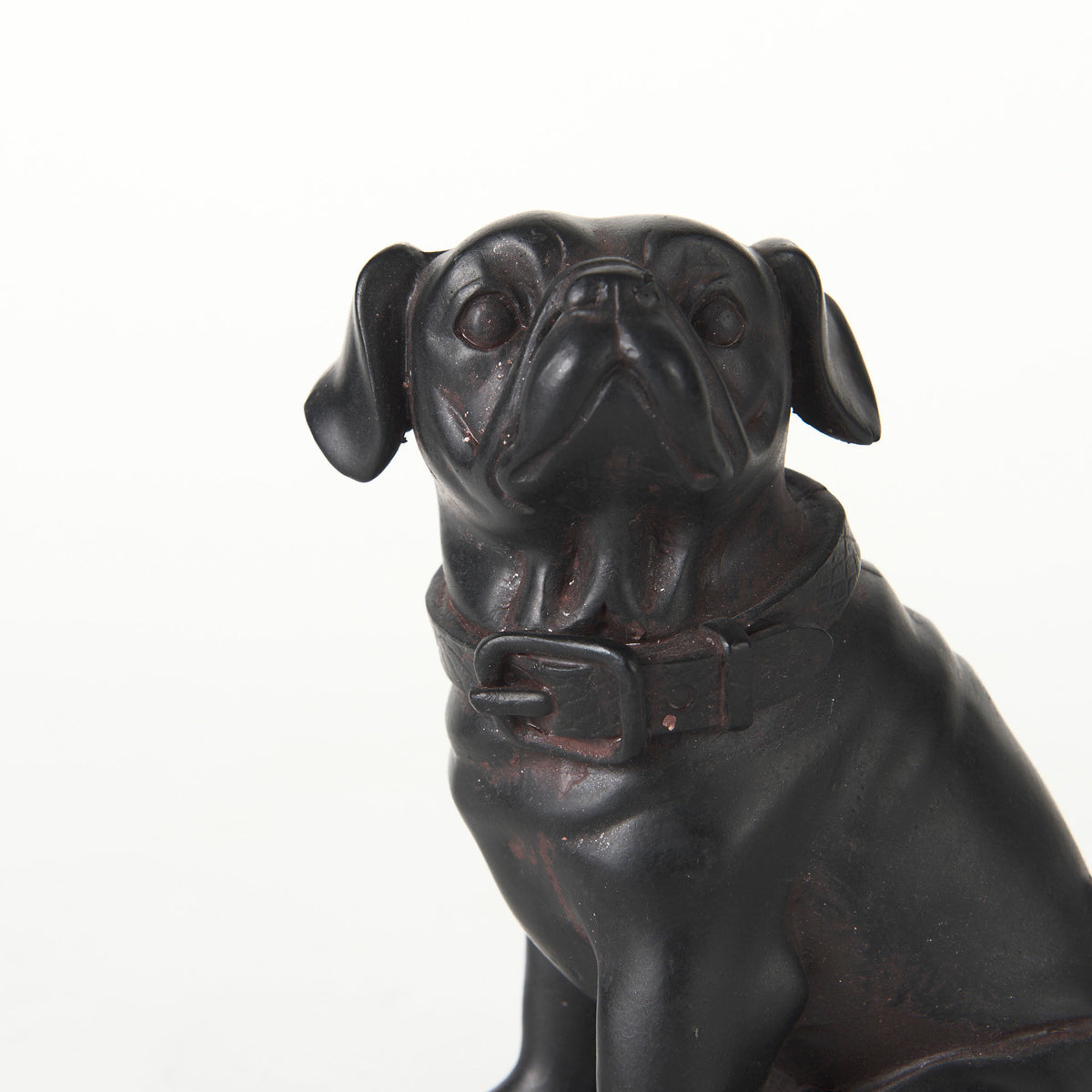 Cadence Black Resin Pug Dog - Ornate Home
