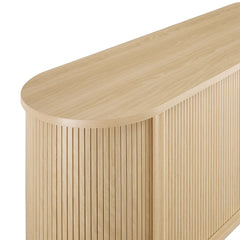 Cadence Oak 63" Curved Sideboard - Ornate Home