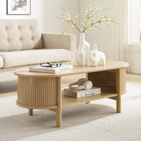 Cadence Oak Coffee Table - Ornate Home