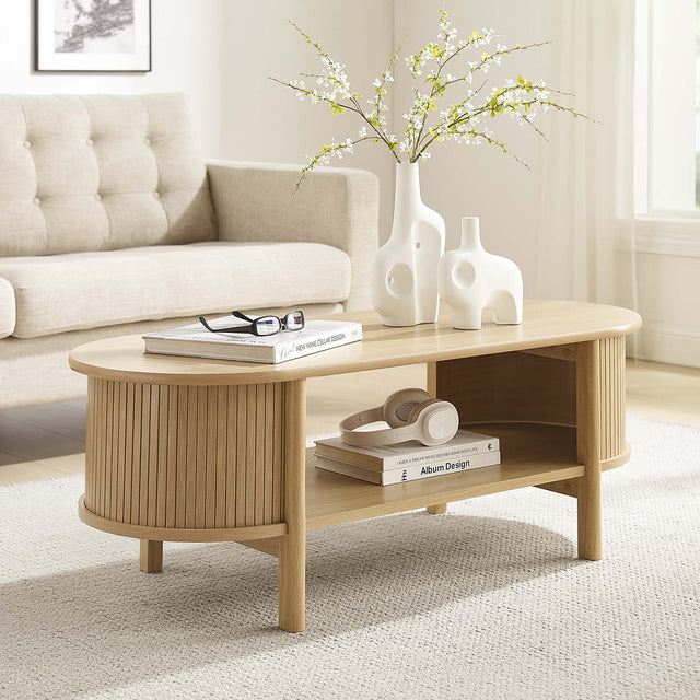 Cadence Oak Coffee Table - Ornate Home
