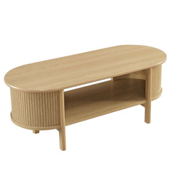 Cadence Oak Coffee Table - Ornate Home