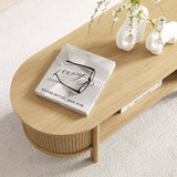 Cadence Oak Coffee Table - Ornate Home