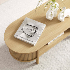 Cadence Oak Coffee Table - Ornate Home