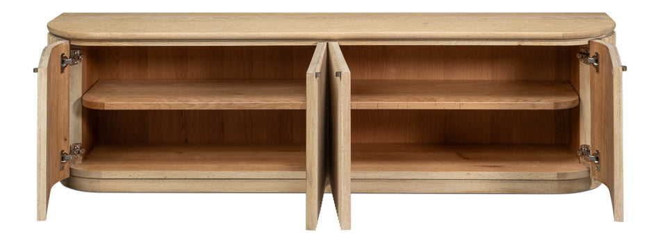 Cadence Tan Media Console - Ornate Home