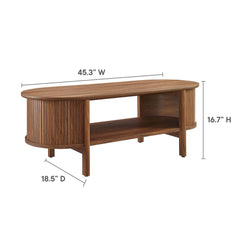 Cadence Walnut Coffee Table - Ornate Home