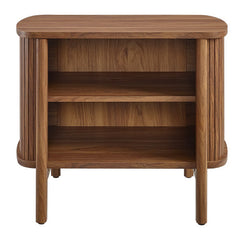 Cadence Walnut Open Nightstand - Ornate Home