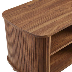 Cadence Walnut Open Nightstand - Ornate Home