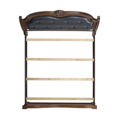 Cadenza Brown/Black 3-Piece King UPH Bedroom Set - Ornate Home