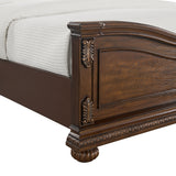 Cadenza Brown/Black Queen UPH Bed - Ornate Home