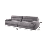 Cadenza Gray Loveseat - Ornate Home