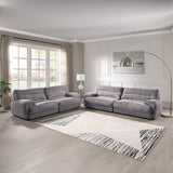 Cadenza Gray Loveseat - Ornate Home