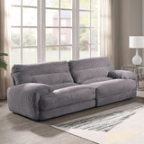 Cadenza Gray Loveseat - Ornate Home