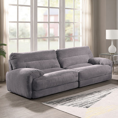 Cadenza Gray Loveseat - Ornate Home