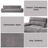Cadenza Gray Sofa - Ornate Home