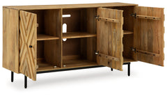 Cadewick Natural Accent Cabinet - Ornate Home