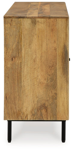 Cadewick Natural Accent Cabinet - Ornate Home