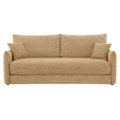 Cadie Mocha Sofa w/ Full-Size Sleeper & 2 Pillows - Ornate Home