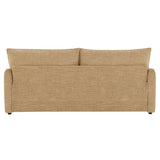 Cadie Mocha Sofa w/ Full-Size Sleeper & 2 Pillows - Ornate Home