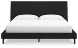 Cadmori Black King  Bed w/Roll Slats (Online Special Price) - Ornate Home
