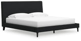 Cadmori Black King  Bed w/Roll Slats - Ornate Home