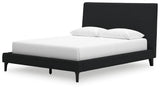 Cadmori Black Queen  Bed w/Roll Slats (Online Special Price) - Ornate Home