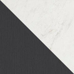 Cadmori Black/White 63" TV Stand with Electric Fireplace - Ornate Home