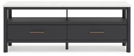 Cadmori Black/White 72" Extra Large TV Stand - Ornate Home