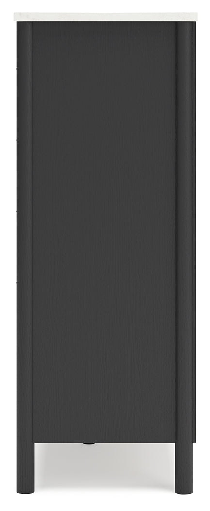 Cadmori Black/White Chest of Drawers (Online Special Price) - Ornate Home