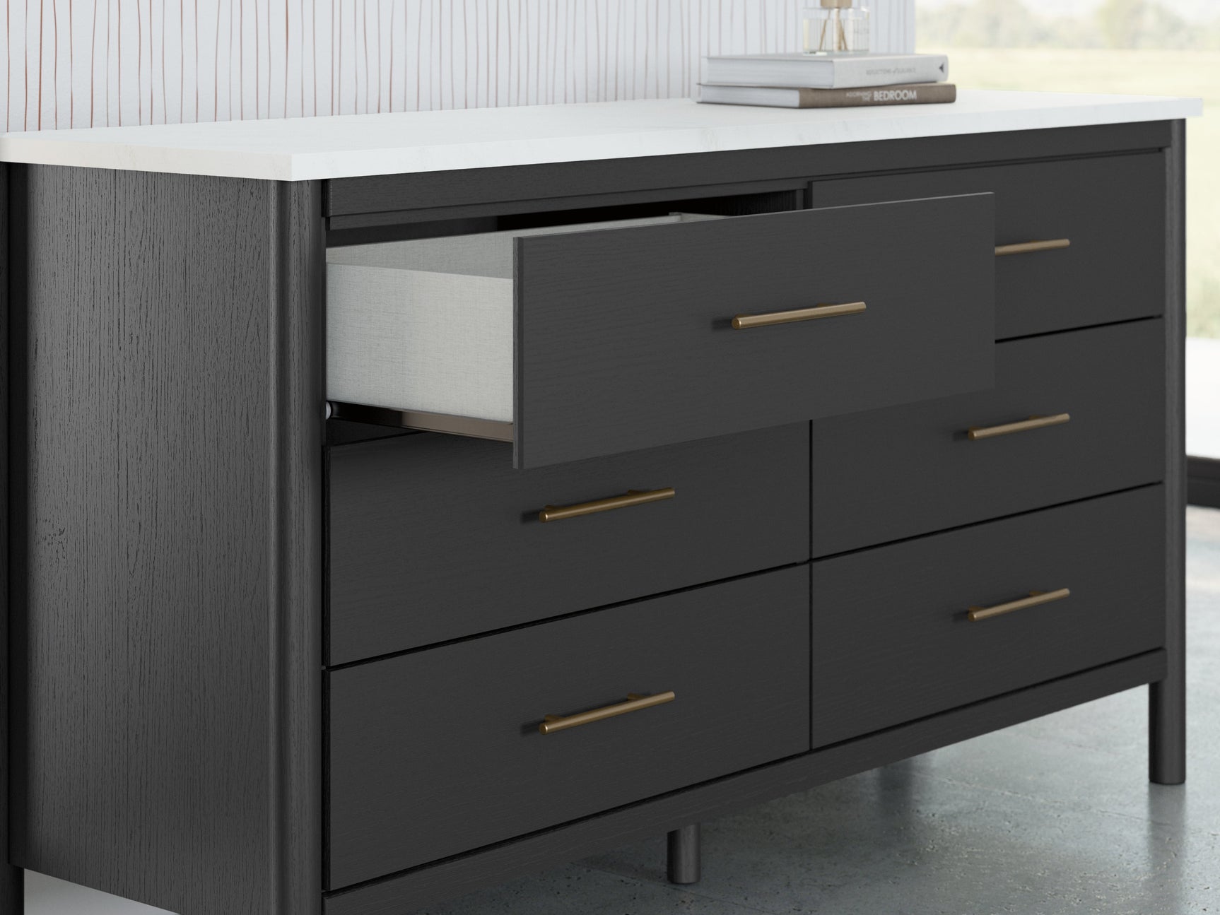 Cadmori Black/White Dresser - Ornate Home