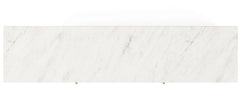 Cadmori Black/White XL TV Stand w/Fireplace Option - Ornate Home
