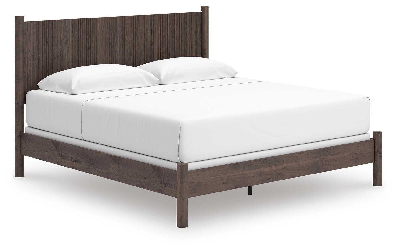 Cadmori Brown King Panel Bed (Online Special Price) - Ornate Home
