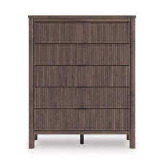 Cadmori Brown Wide Chest of Drawers - Ornate Home