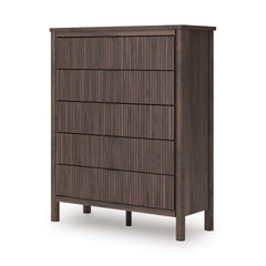 Cadmori Brown Wide Chest of Drawers - Ornate Home