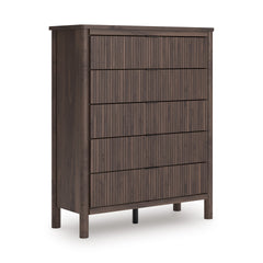 Cadmori Brown Wide Chest of Drawers - Ornate Home
