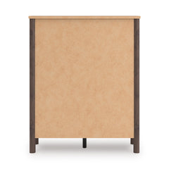 Cadmori Brown Wide Chest of Drawers - Ornate Home