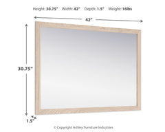 Cadmori Tan Bedroom Mirror - Ornate Home