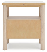 Cadmori Tan King Panel Bedroom Set with Dresser and 2 Nightstands (Online Special Price) - Ornate Home