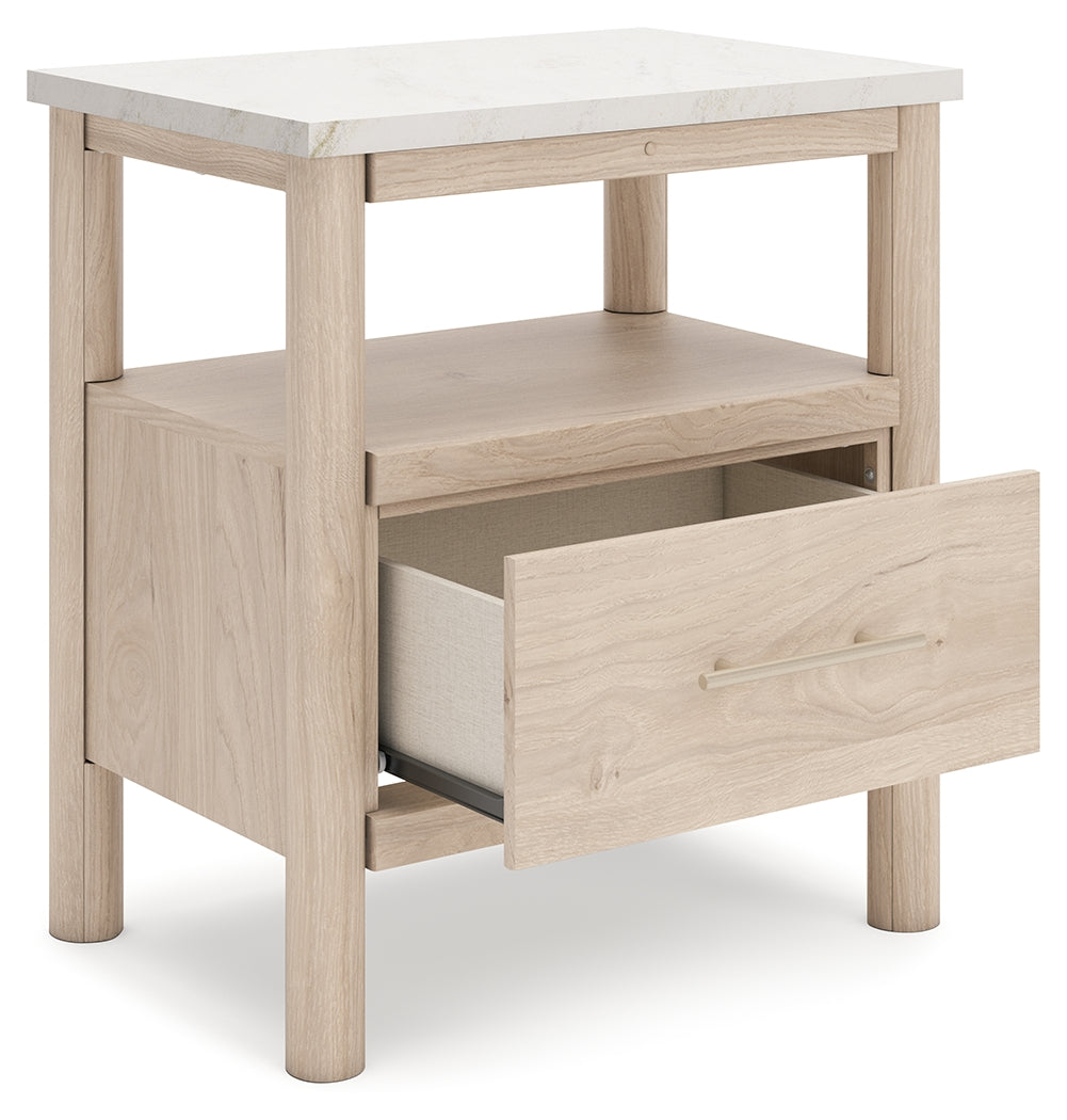 Cadmori Tan Queen Panel Bedroom Set with Dresser and 2 Nightstands (Online Special Price) - Ornate Home