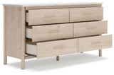 Cadmori Tan Queen Panel Bedroom Set with Dresser and 2 Nightstands (Online Special Price) - Ornate Home