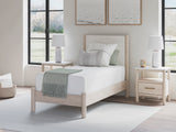 Cadmori Tan Twin Panel Bed - Ornate Home