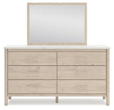 Cadmori Two-tone Dresser and Mirror - Ornate Home