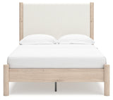 Cadmori Two-tone Full Upholstered Panel Youth Bed (Online Special Price) - Ornate Home