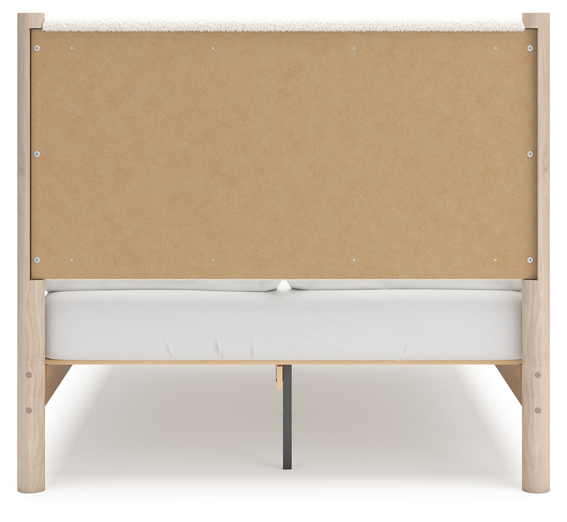 Cadmori Two-tone Full Upholstered Panel Youth Bed (Online Special Price) - Ornate Home