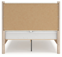 Cadmori Two-tone Full Upholstered Panel Youth Bed - Ornate Home