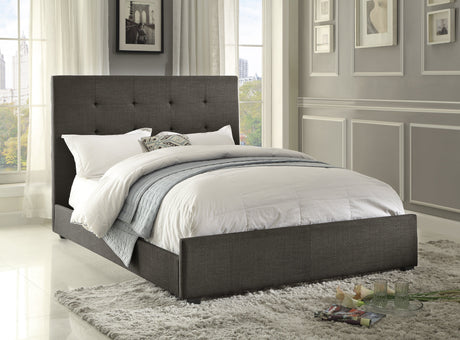 Cadmus Dark Gray California King Bed - Ornate Home