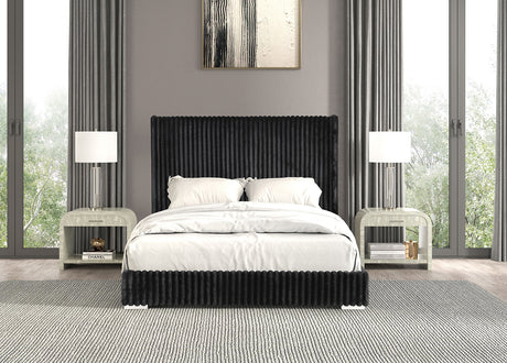 Cadwell Black Bed - Ornate Home