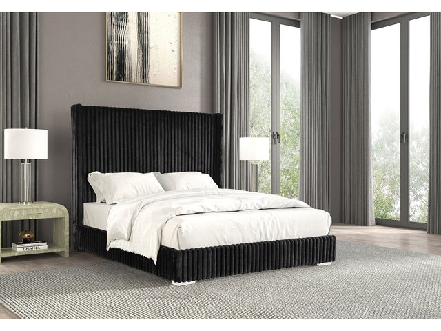 Cadwell Black Bed - Ornate Home