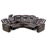 Caelan Brown 3-Piece Power Reclining Sectionals - Ornate Home