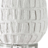 Caelina Textured White Table Lamp - Ornate Home