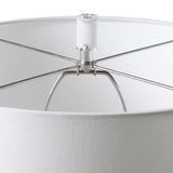 Caelina Textured White Table Lamp - Ornate Home